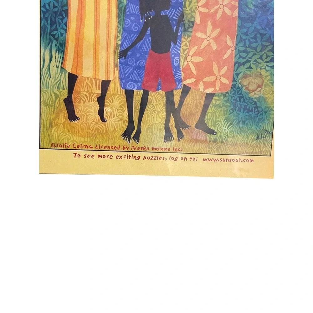 SunsOut Waiting for the Bus Julia Cairns 1000 Piece‎ Puzzle Sealed 2000s